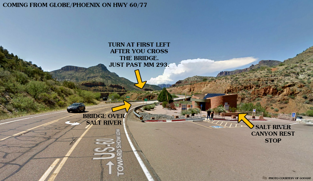 Directions From Phoenix To Salt River