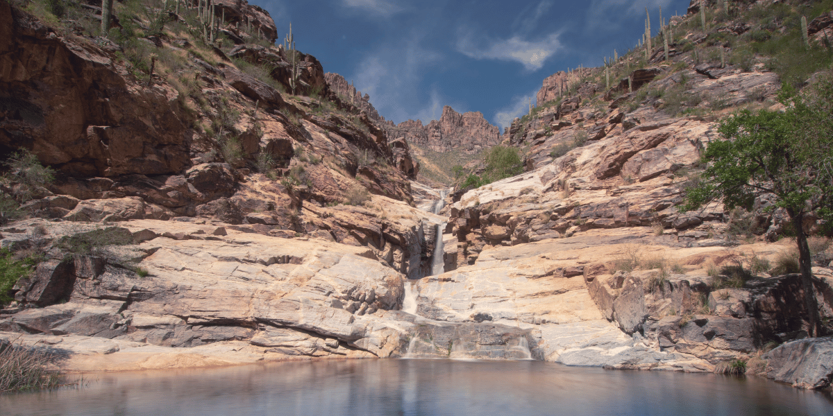 Seven falls near tucson arizona. 